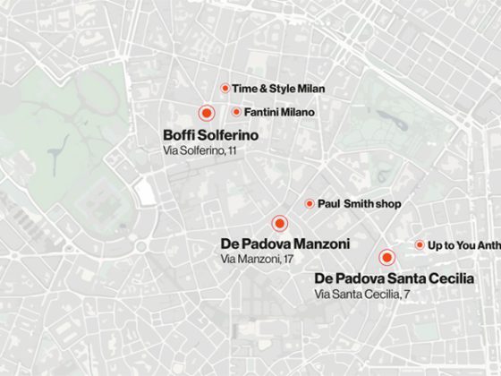 Mappa Negozi a Milano
